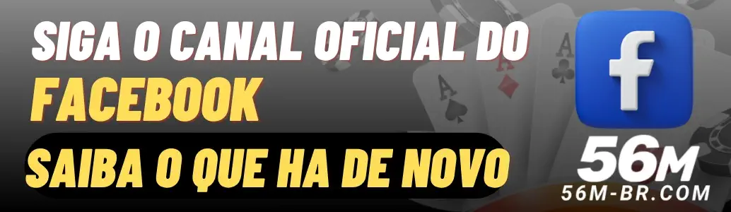 Siga o Canal Oficial do Facebook banner